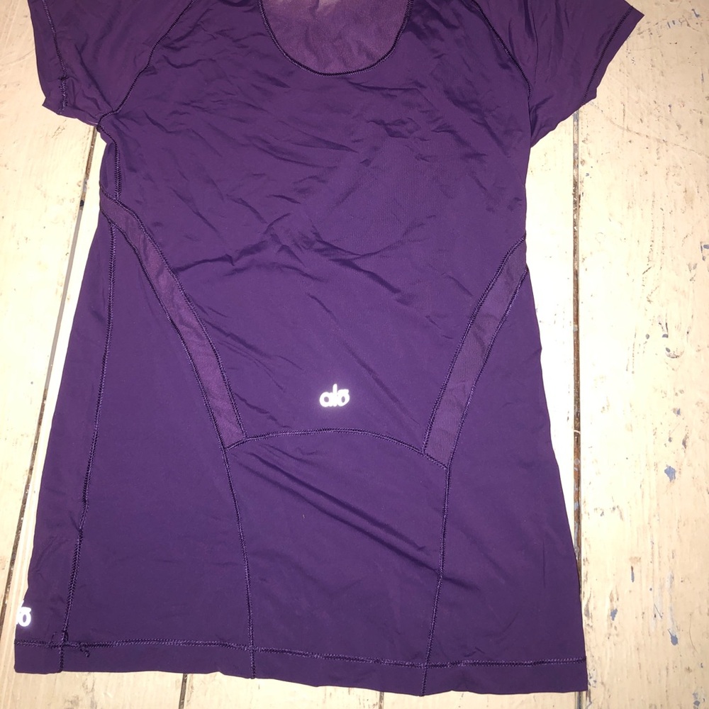Alo purple yoga top! Size small worn maybe once